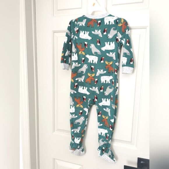 2/$15 Carter's fleece sleeper size 2 - Picture 4 of 4